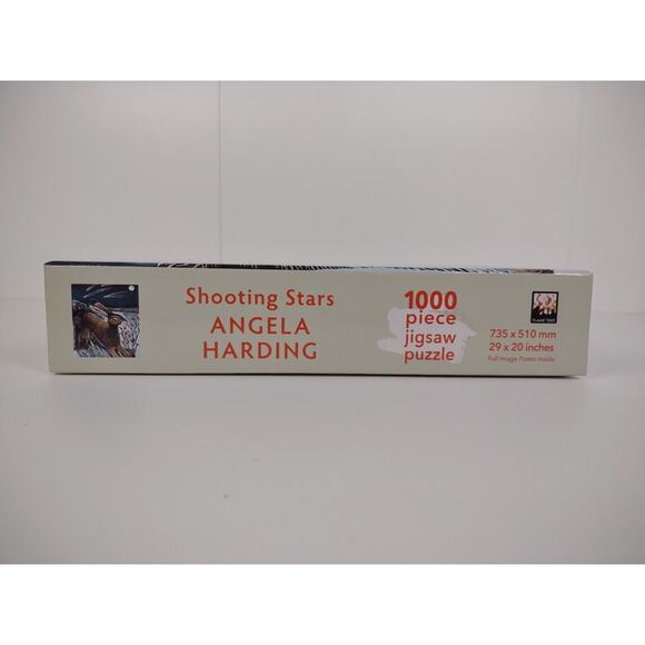 Adult Jigsaw Puzzle Angela Harding Shooting Stars Rabbit 1000 Pieces Complete* - Picture 8 of 8